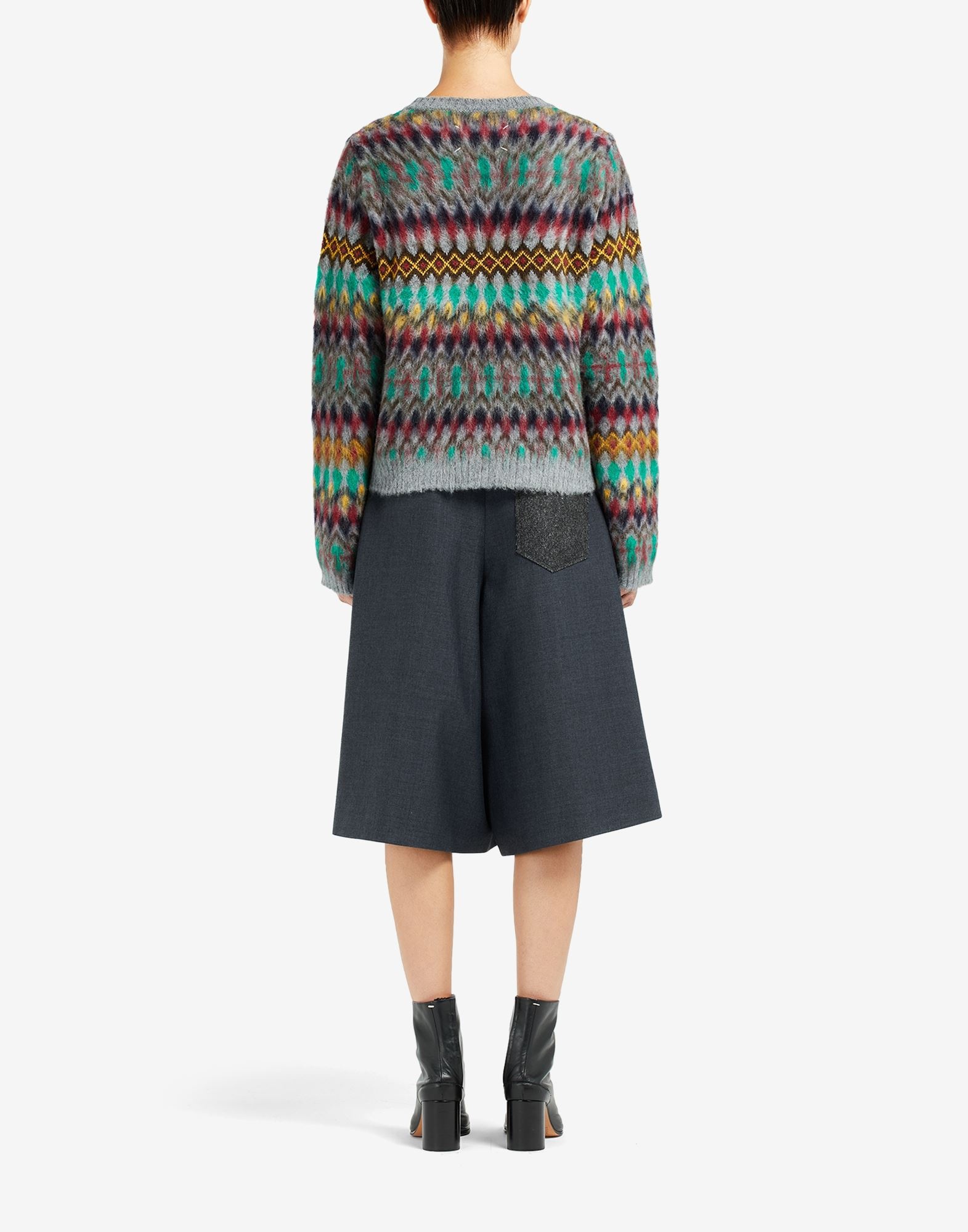 Blurred Fair Isle sweater - 4