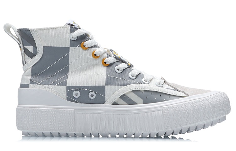 (WMNS) Li-Ning Classic Canvas Hi x Disney 'White Grey' AGCR180-3 - 3