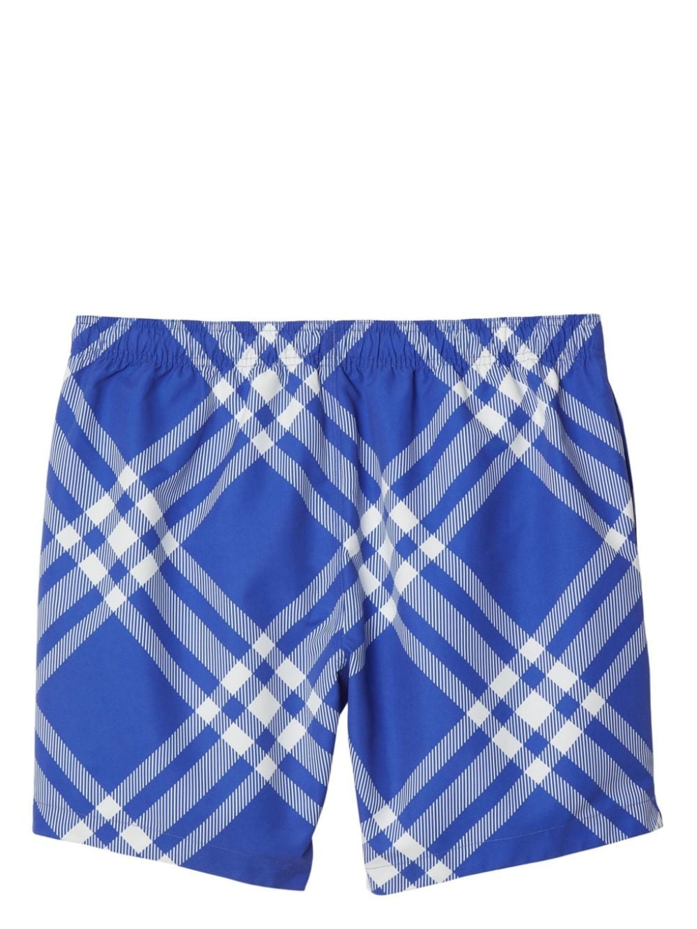 check-print swim shorts - 2