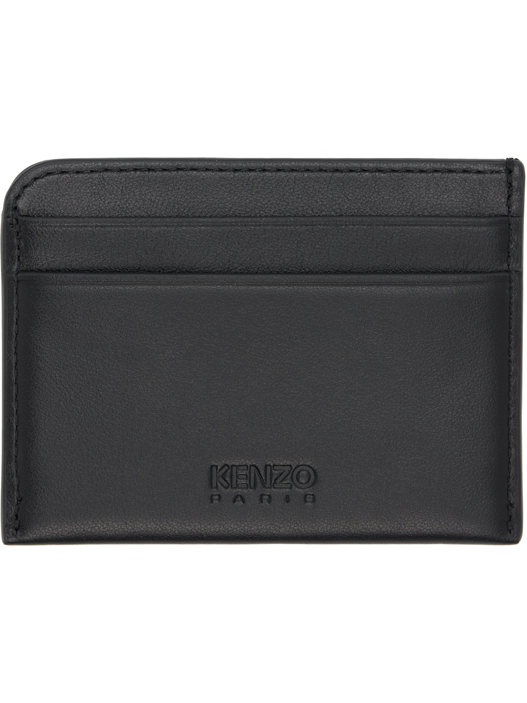 Black Kenzo Paris Happy Tiger Card Holder - 2