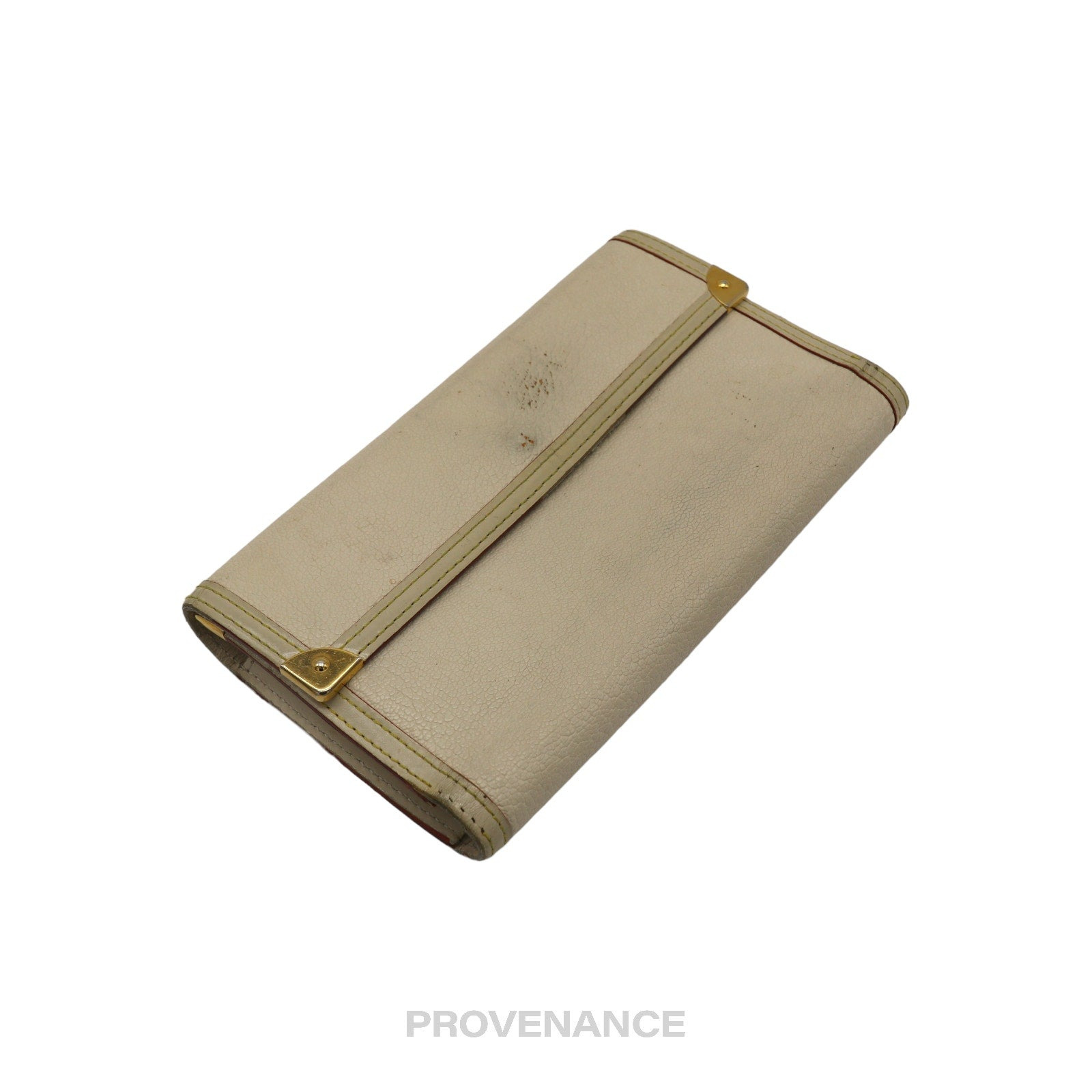 Louis Vuitton International Wallet - White Suhali Leather - 4
