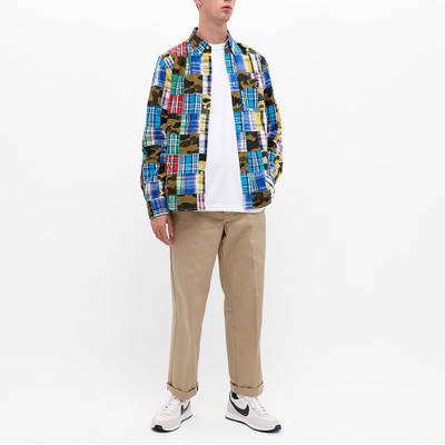 A BATHING APE® A Bathing Ape Button Down Patchwork Shirt outlook