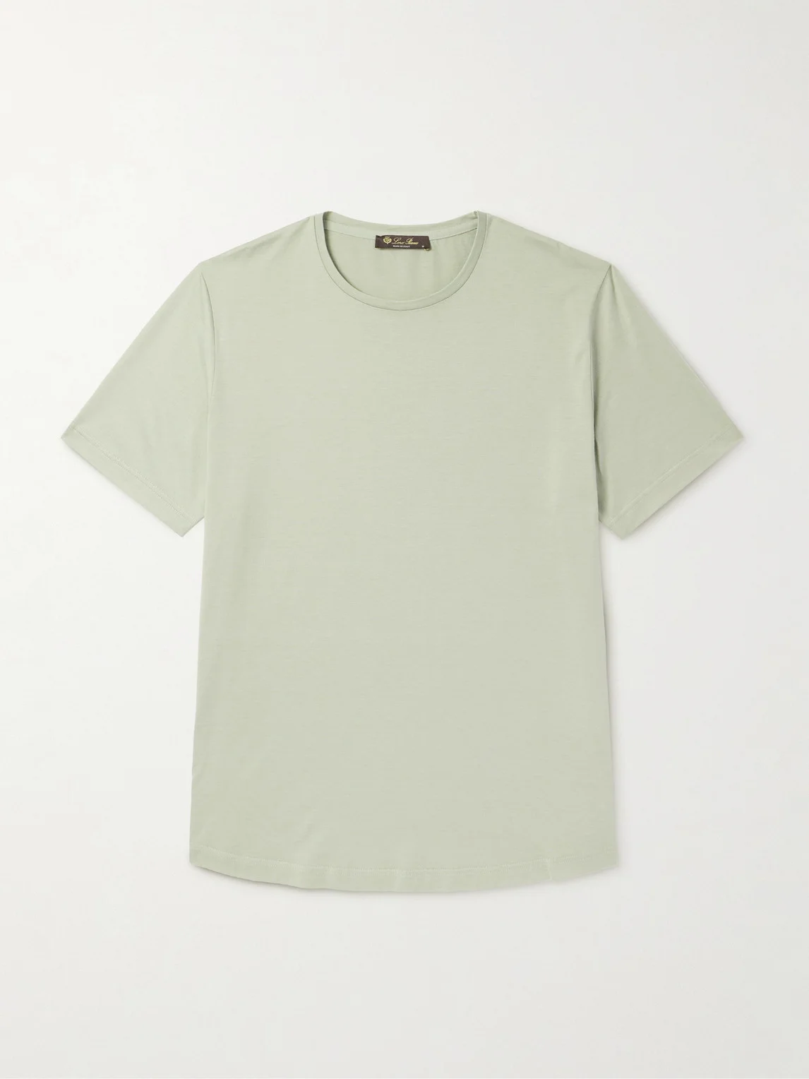 Silk and Cotton-Blend T-Shirt - 1