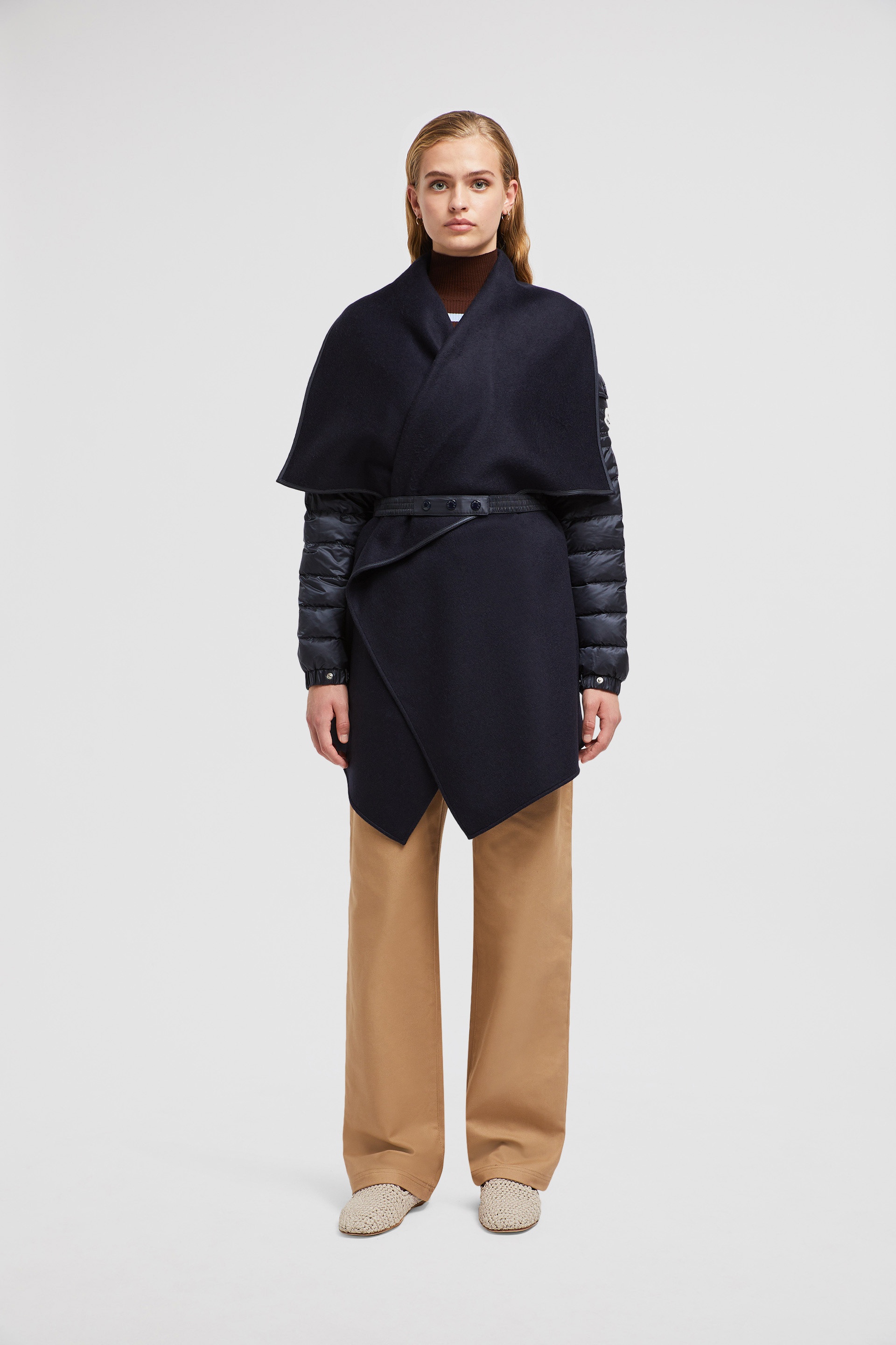 Padded Wool Felt Cape - 3