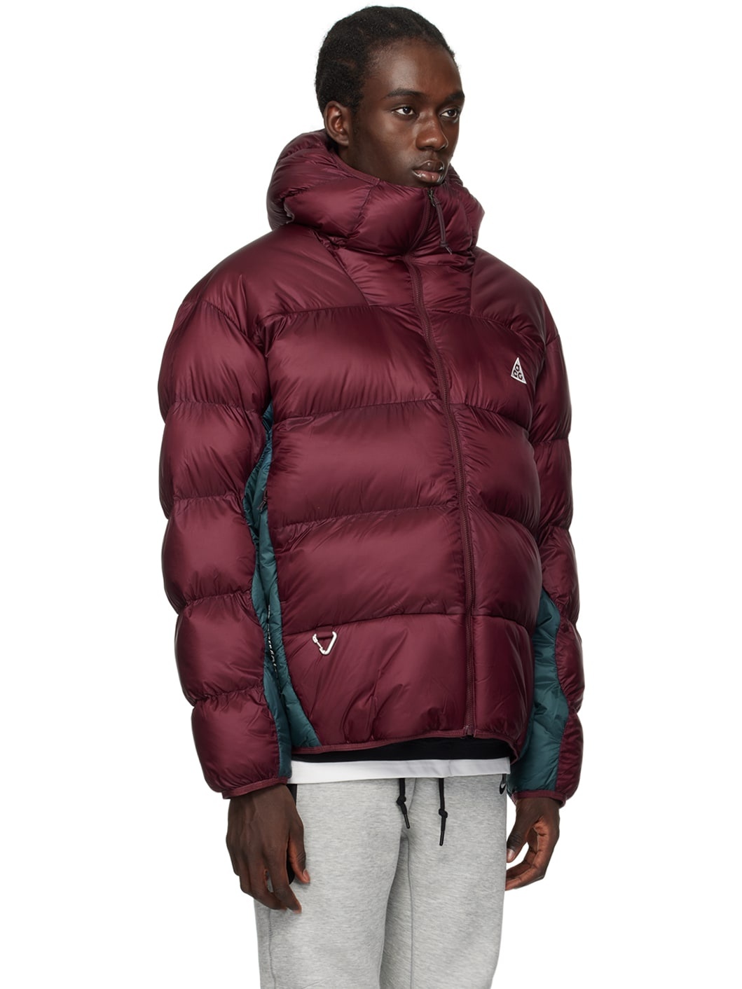 Burgundy Lunar Lake Puffer Jacket - 2