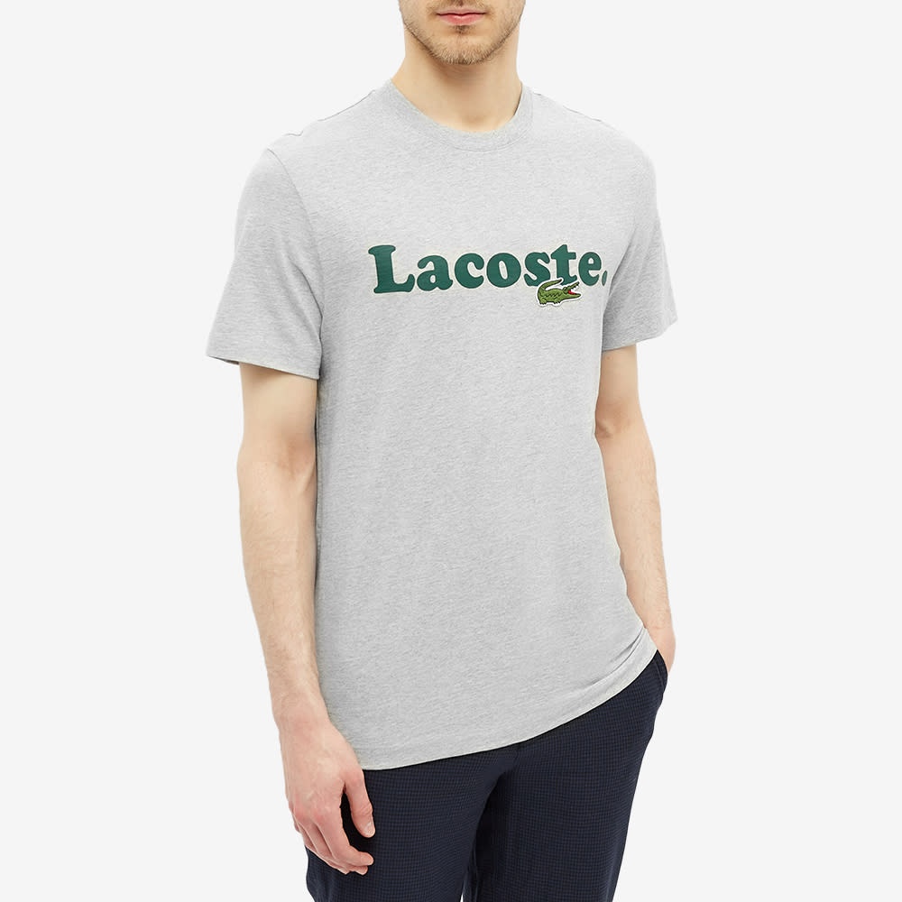 Lacoste Text Logo Tee - 4