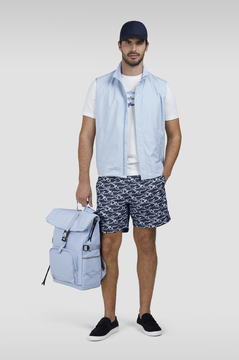 Paul & Shark SWIM SHORTS WITH ALL-OVER SHARK PRINT outlook