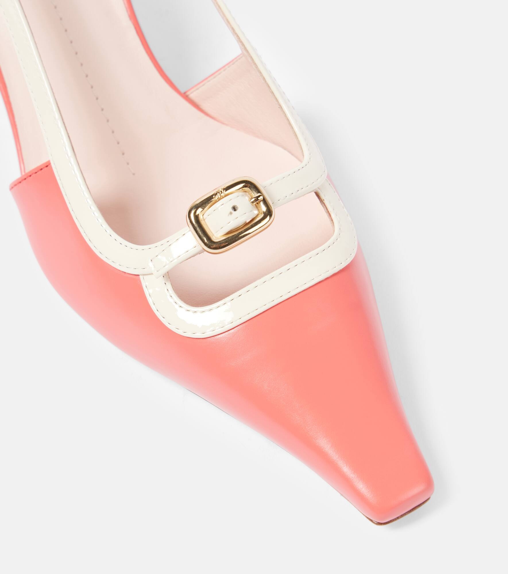 Viv' Canard 55 leather slingback pumps - 5