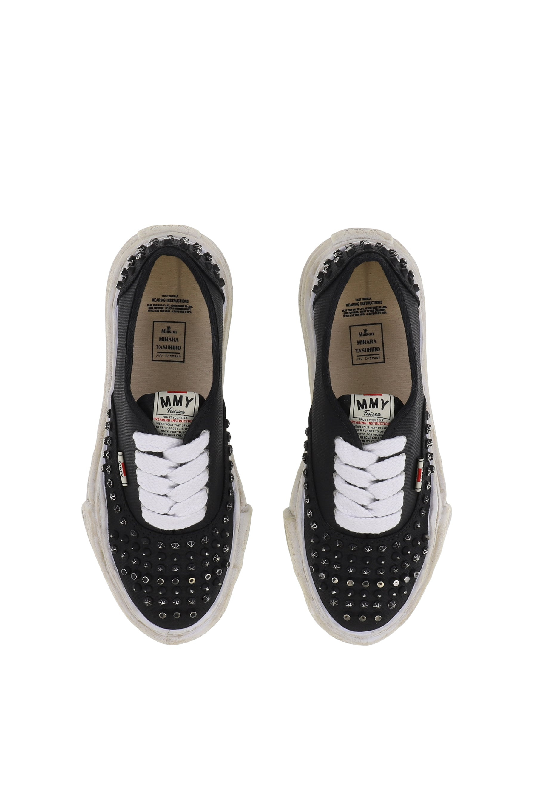 BAKER STUDDED CANVAS LOW / BLK - 3