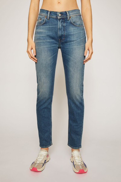 Acne Studios Slim tapered fit jeans mid blue outlook