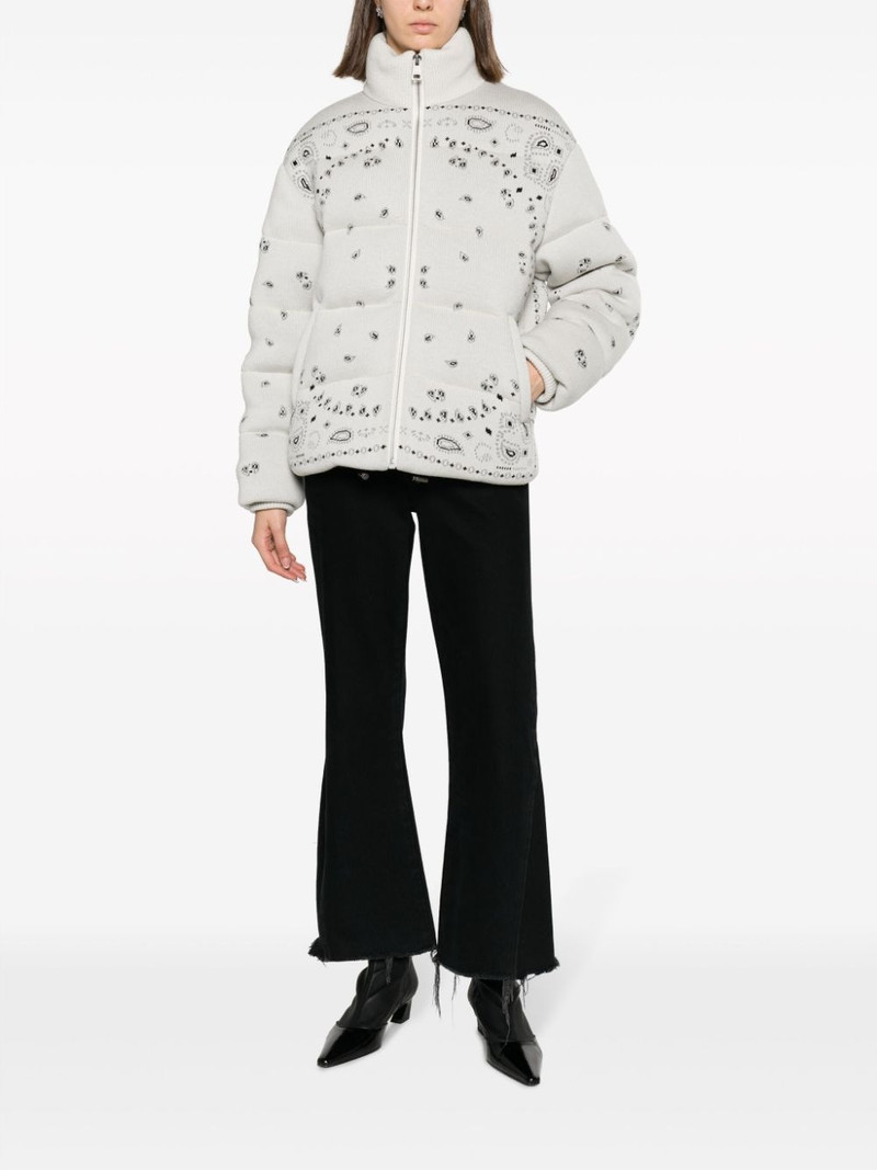 Alanui paisley-print padded jacket outlook