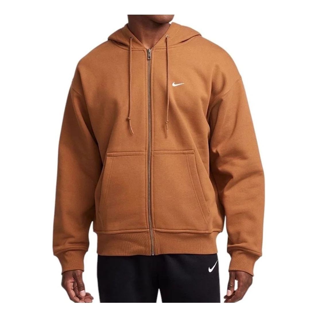 Nike Solo Swoosh Jacket 'Brown' FZ1165-281 - 1