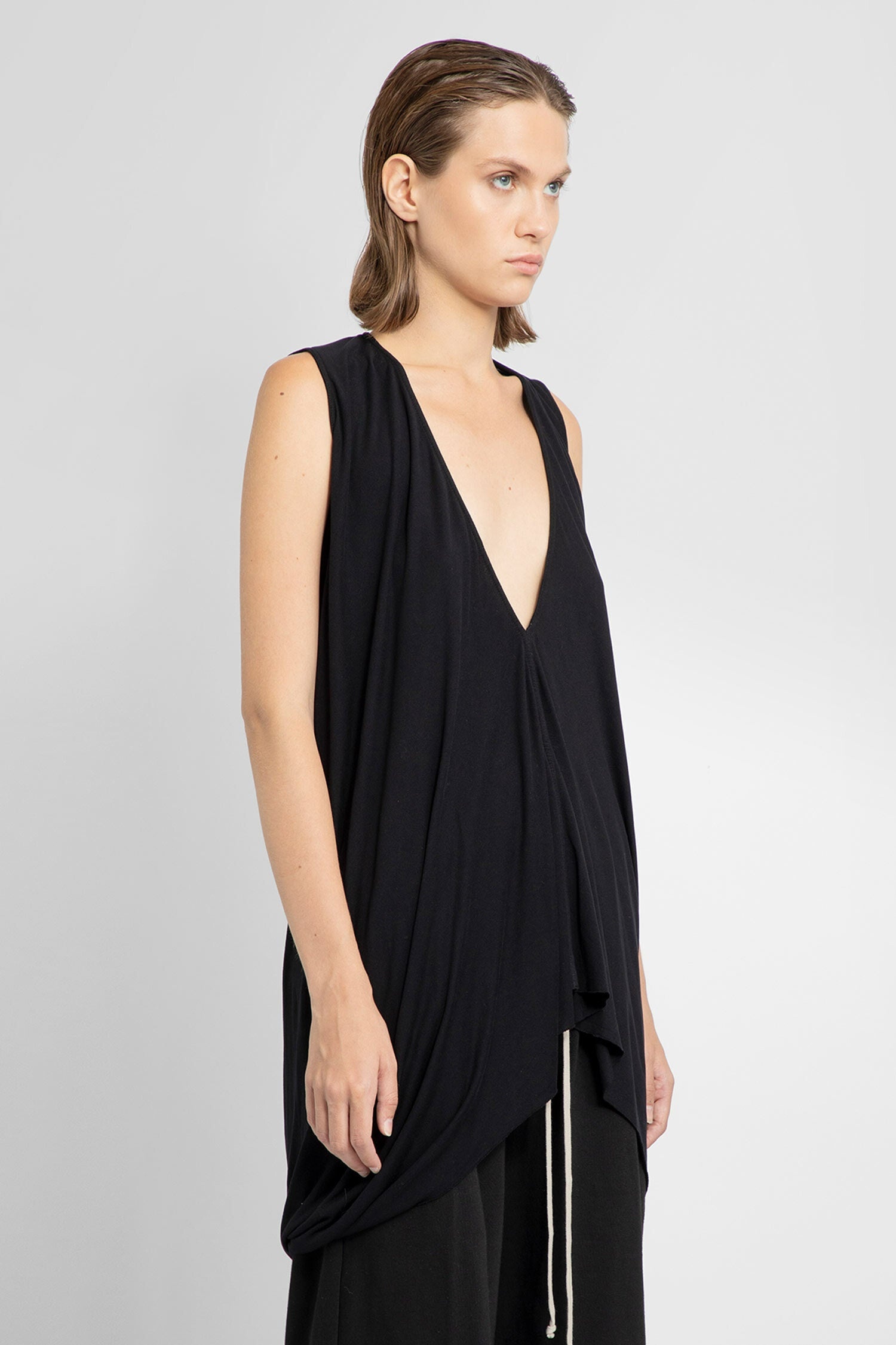 RICK OWENS LILIES WOMAN BLACK TOPS - 2