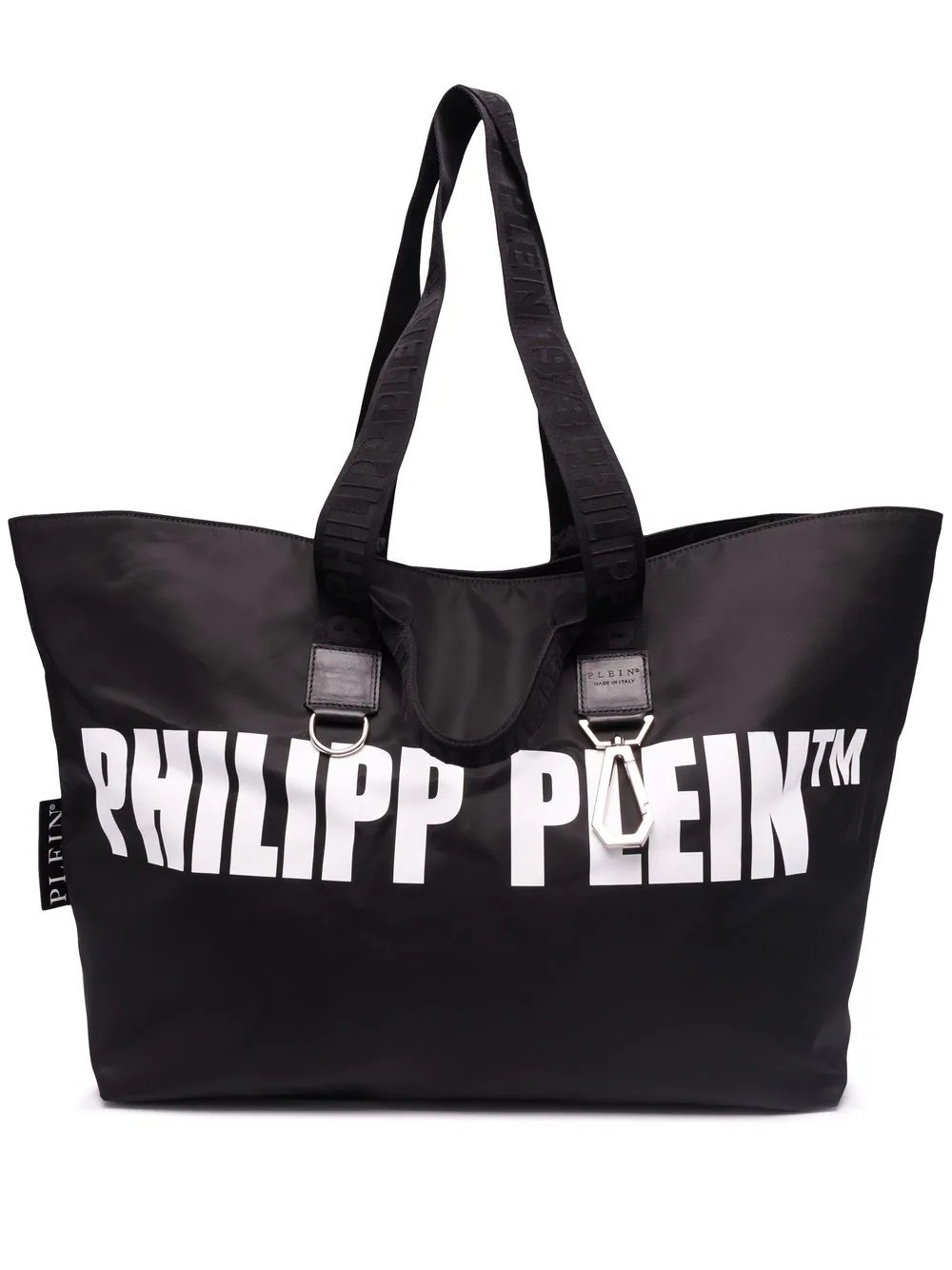 logo-print tote bag - 1