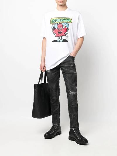 DSQUARED2 cartoon-print T-shirt outlook