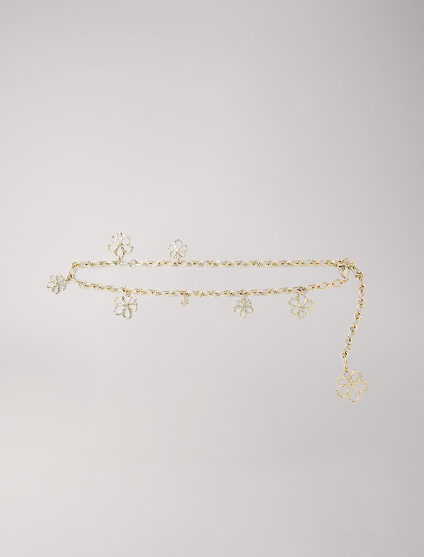 Chain belt with flowers - 7