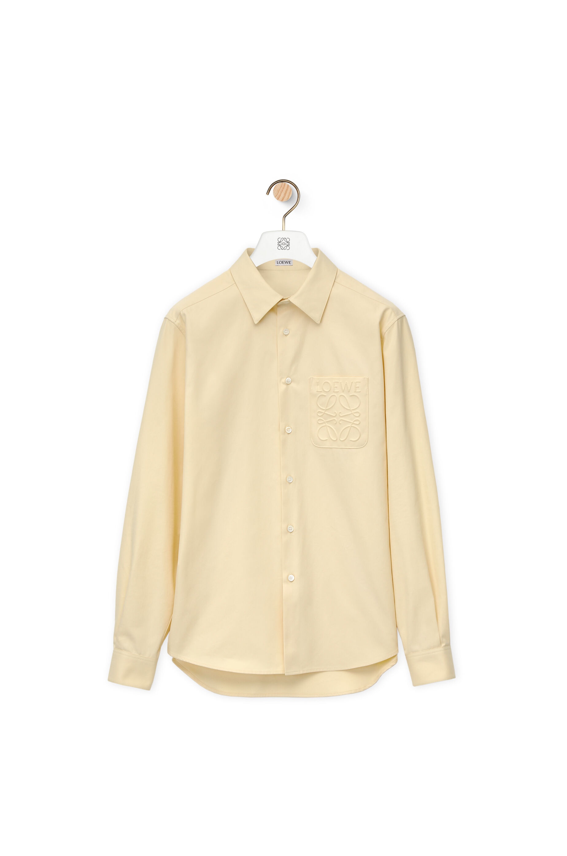 Anagram debossed shirt in cotton - 1