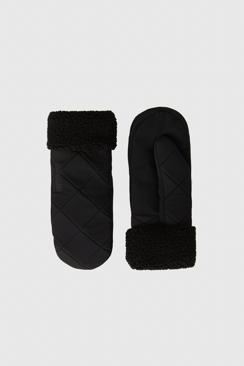 JAZMINA-SKI Quilted Ski Mittens With Fleece Lining 1