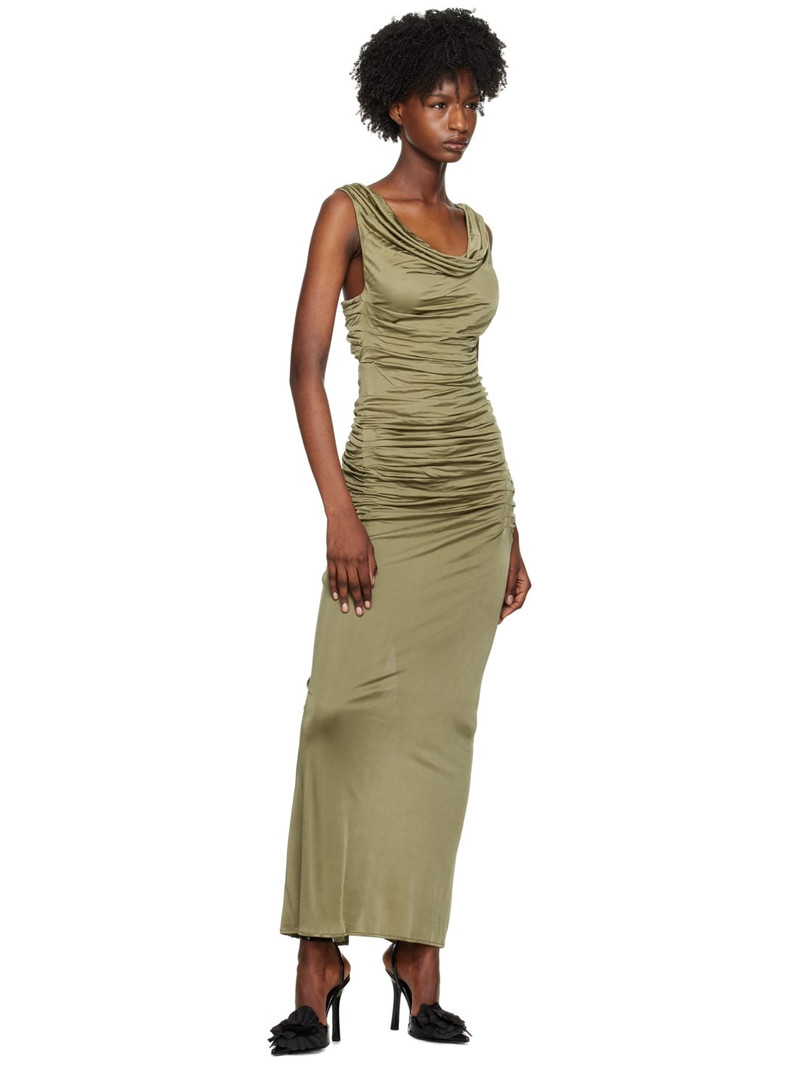 GAUGE81 Khaki Ina Maxi Dress outlook