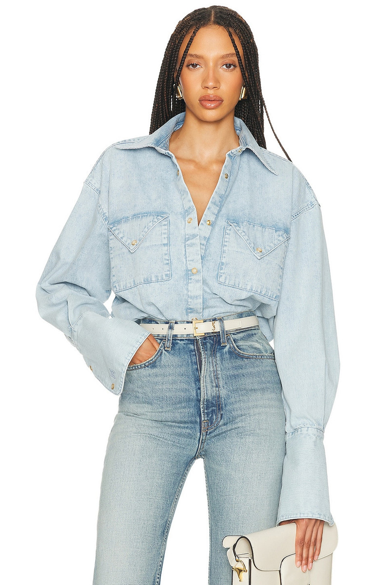 Washed Denim Shirt 1