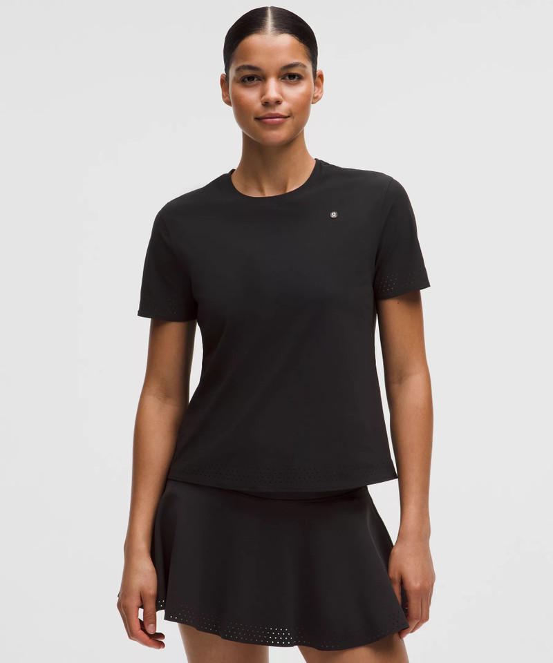 Women's Ventilated Short-Sleeve Tennis Shirt 1