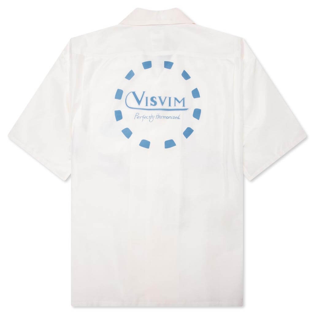 CROSBY S/S SILK SHIRT - WHITE - 2