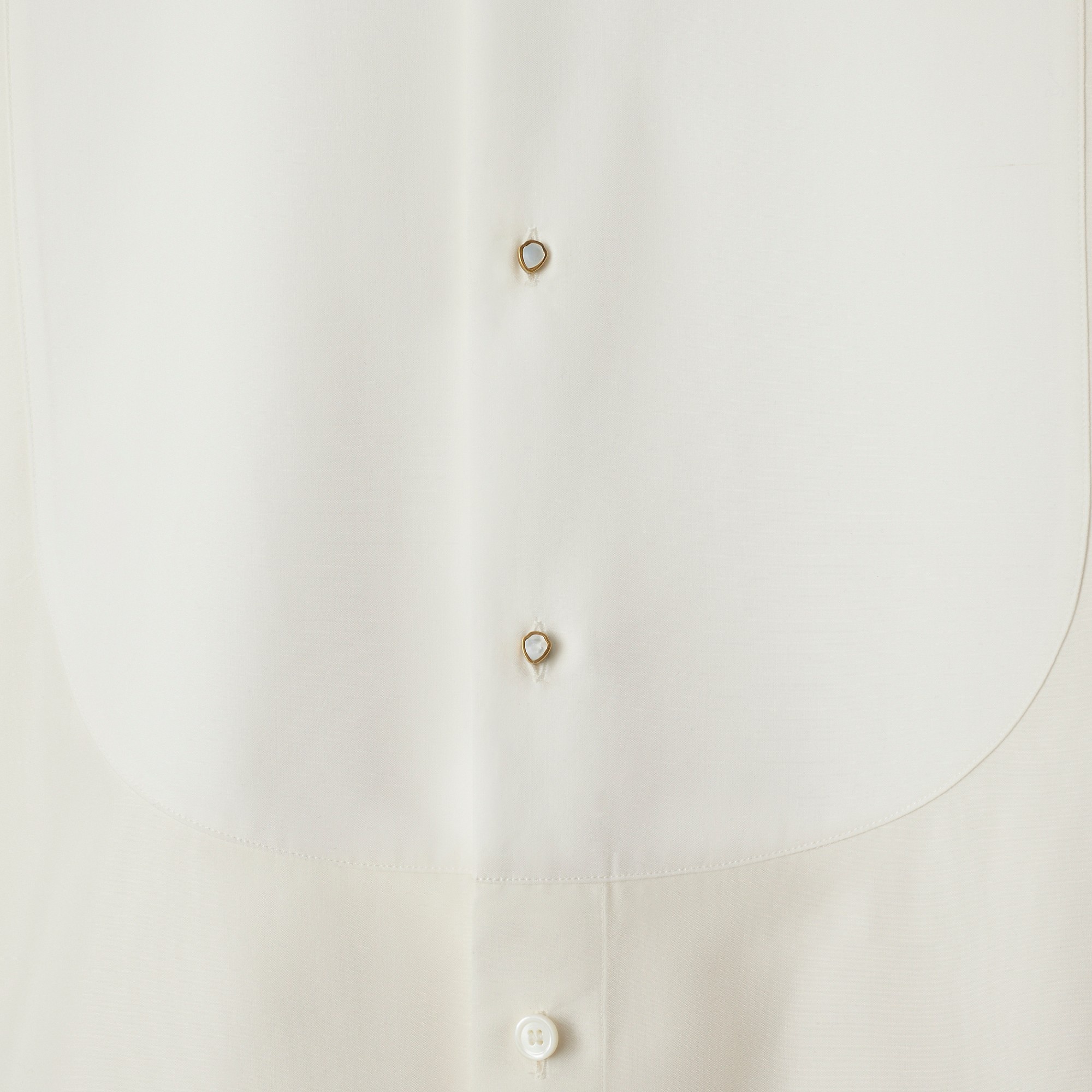 Slim Fit Cotton Silk Tuxedo Shirt - 5
