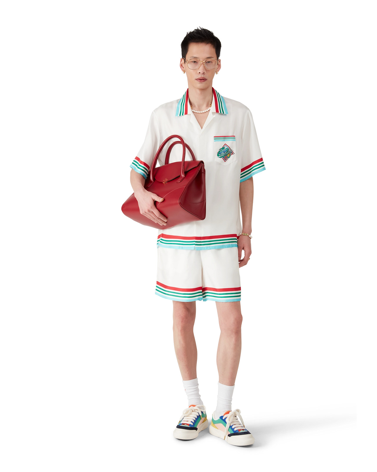 Casa Way World Series Silk Shorts | Casablanca Paris - 2