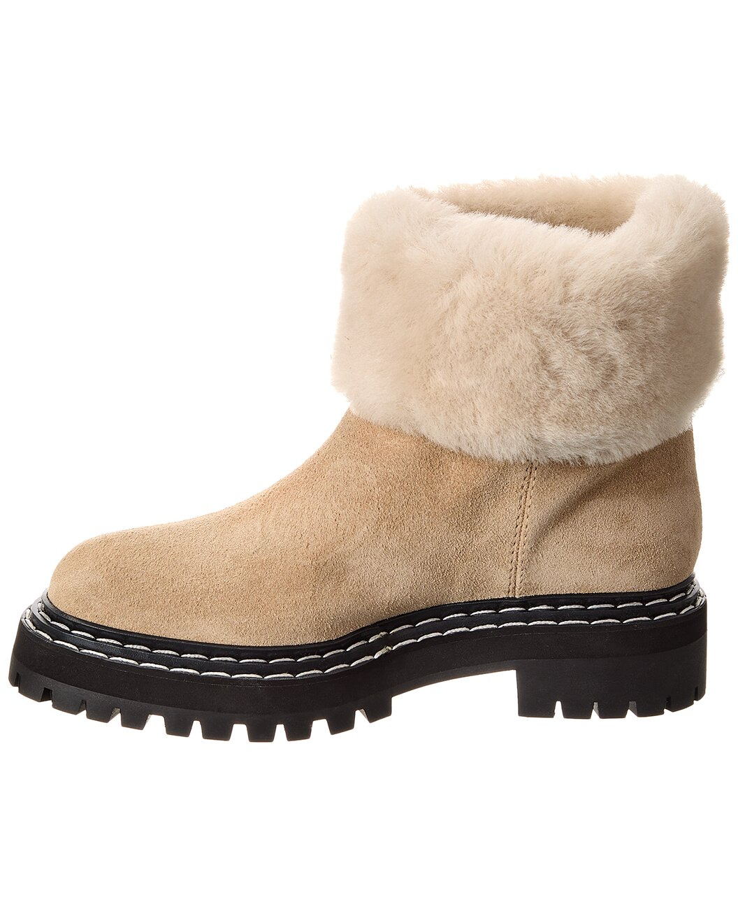 Proenza Schouler Suede & Shearling Boot - 2