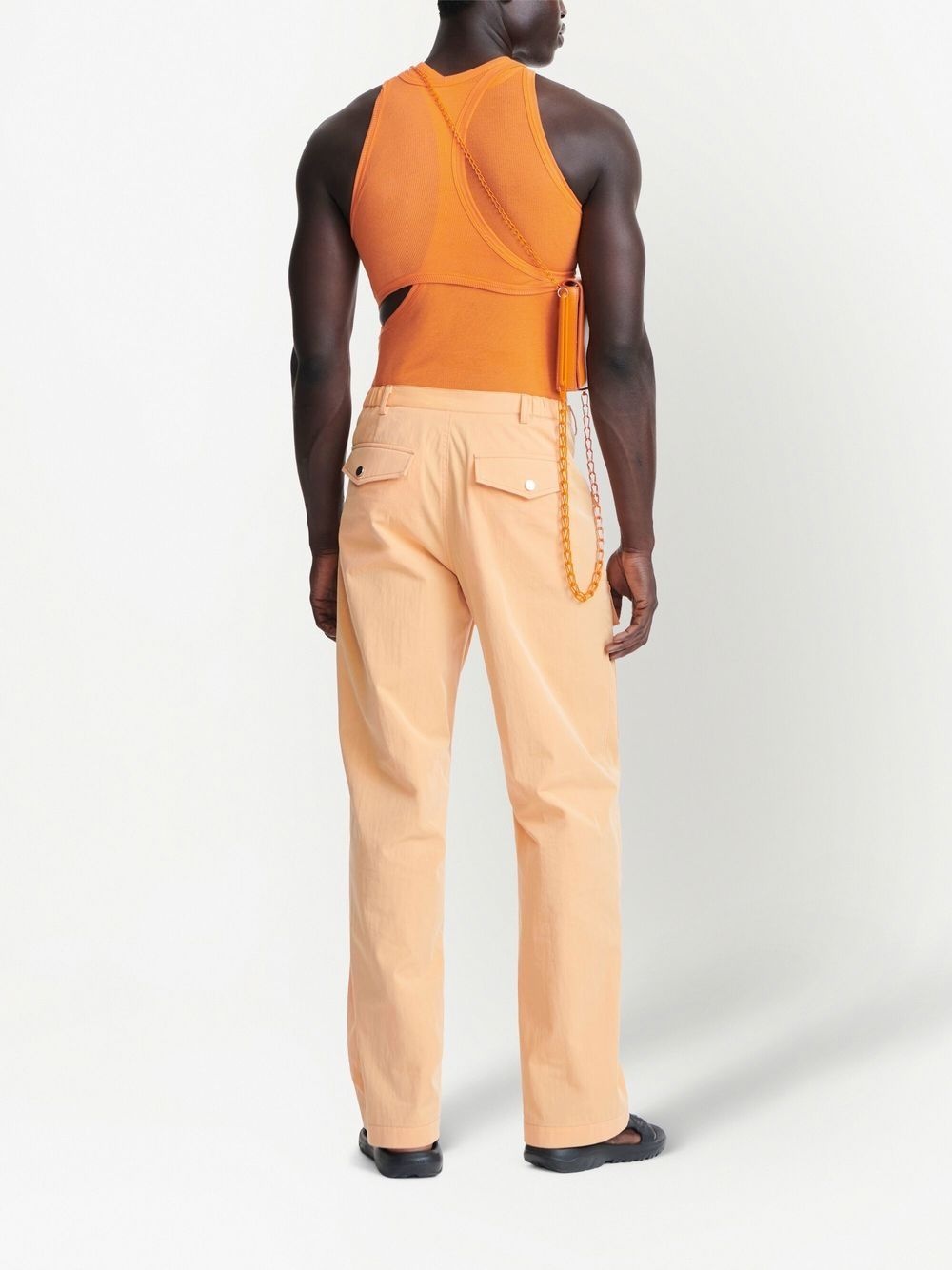 multi-pocket slouched trousers - 6