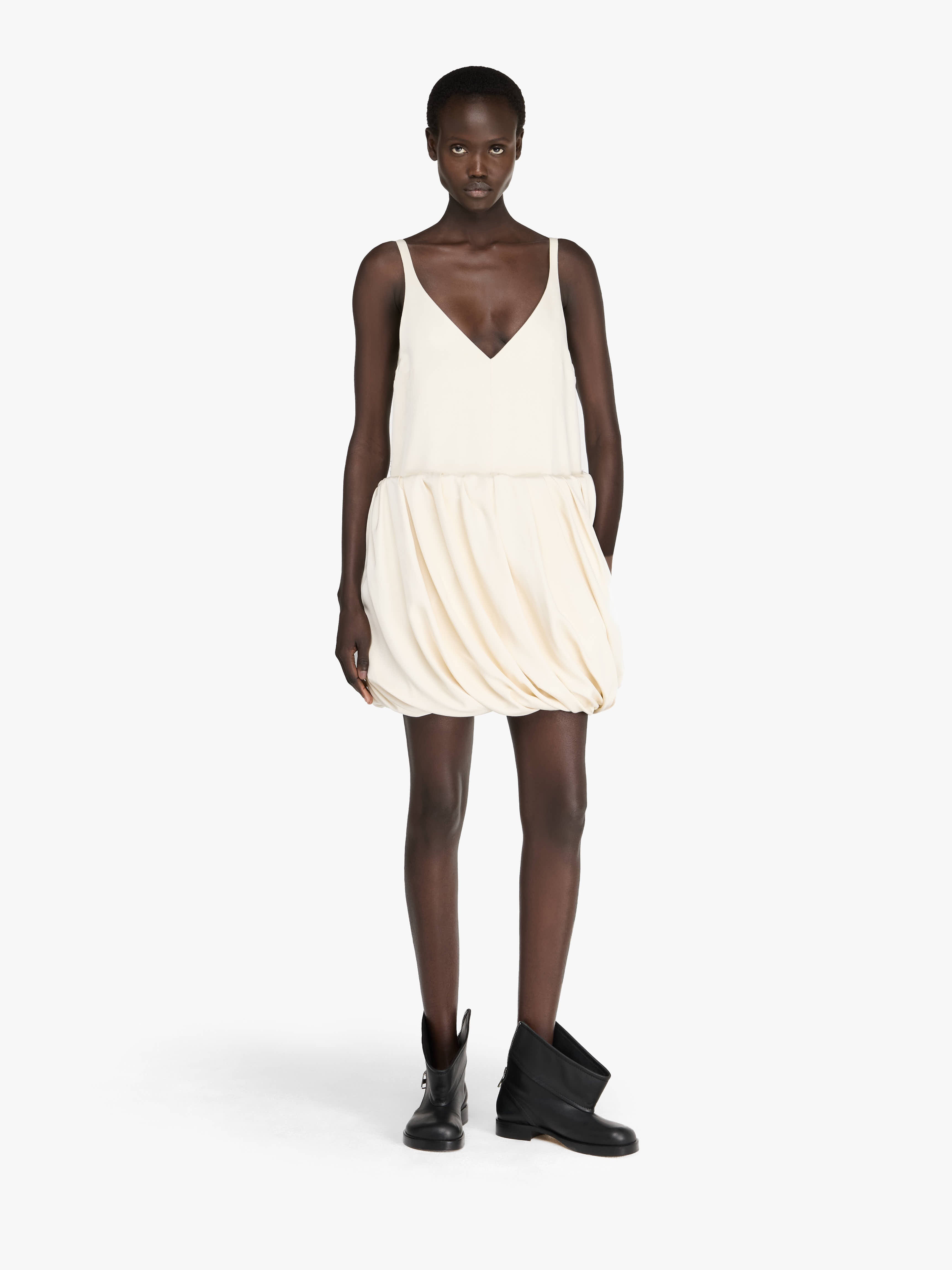 ROLLED HEMLINE CAMI DRESS - 2