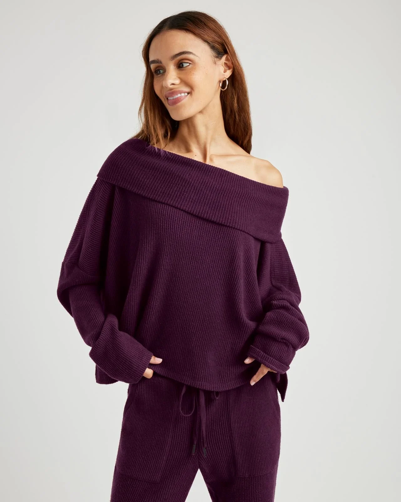 London Lounge Drape Top - 1