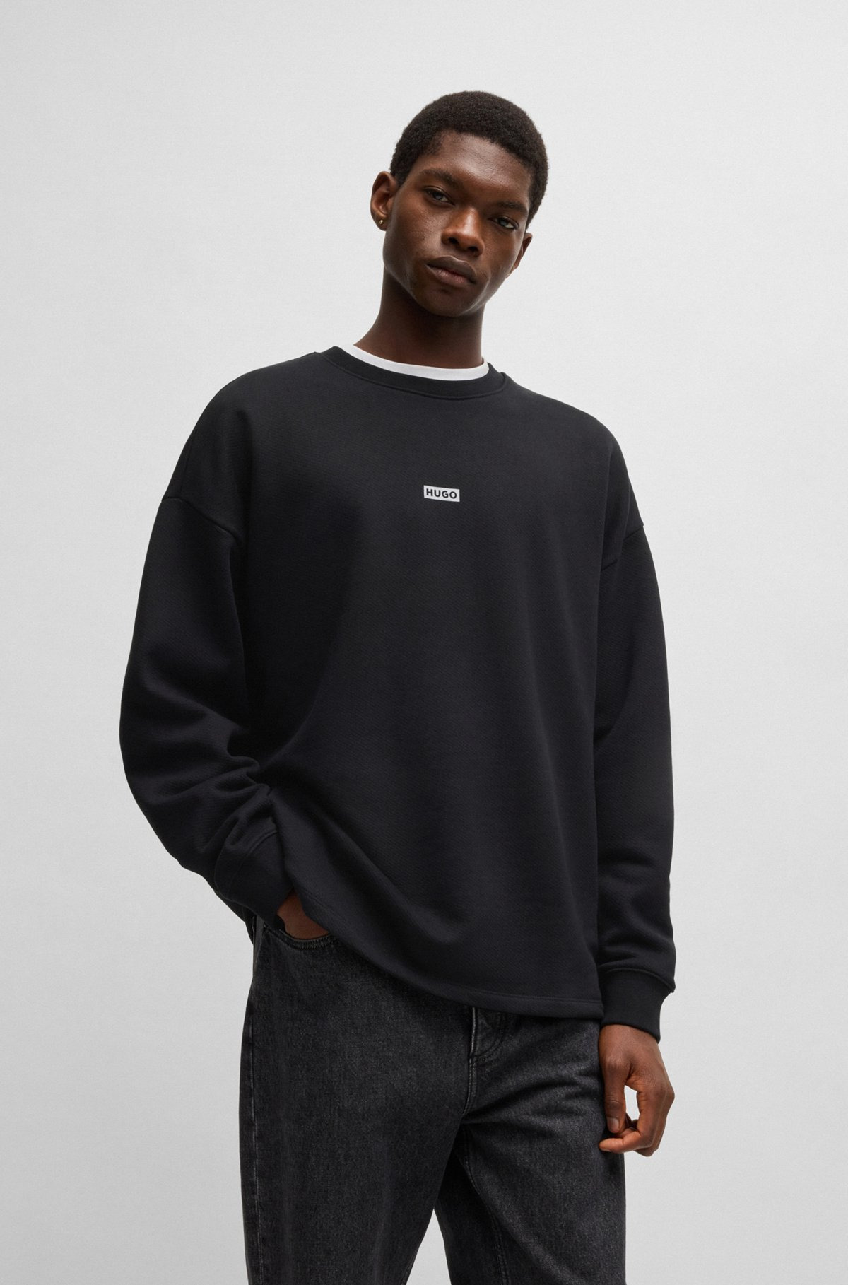 COTTON-TERRY SWEATSHIRT WITH LOGO PRINT - 2