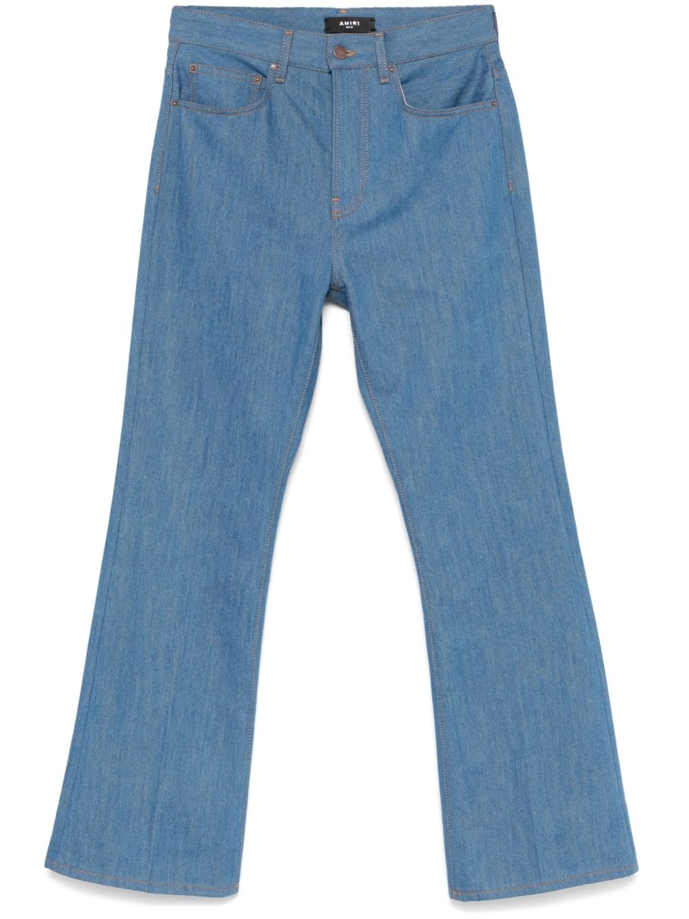 Crease flared jeans - 1