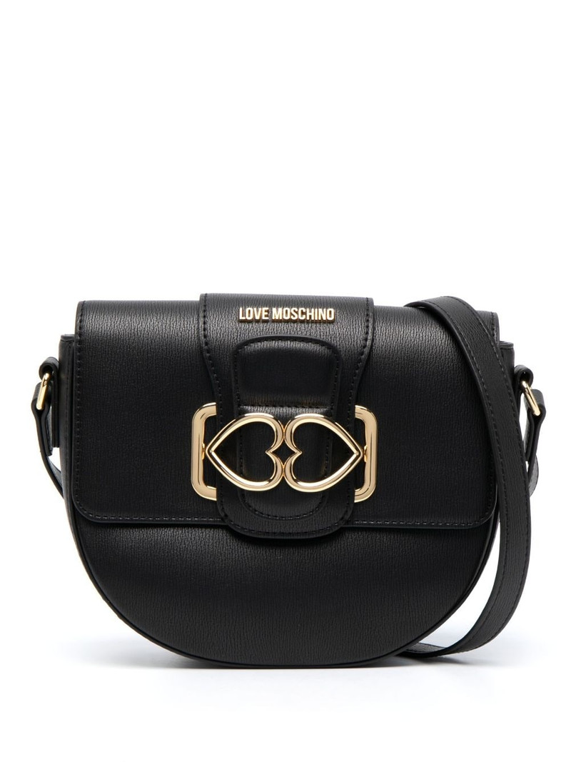 heart-plaque cross-body bag 1