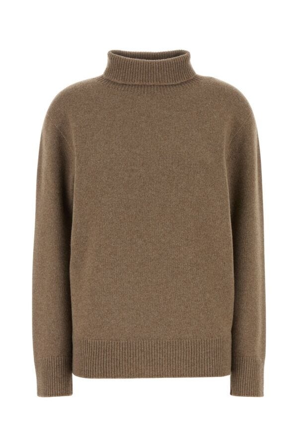 Cappuccino cashmere Hepny oversize sweater - 1