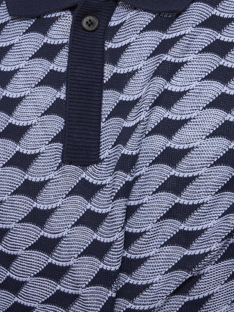 Knotted knit polo - 4