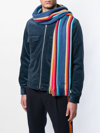 Paul Smith striped scarf outlook