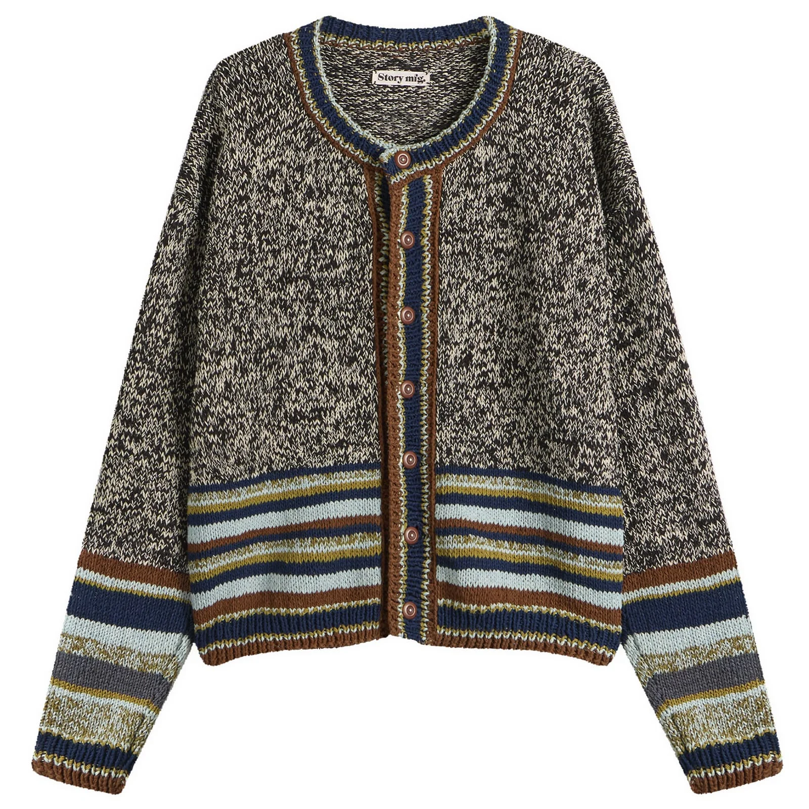 Story mfg. Hand Knit Root Cardigan - 1