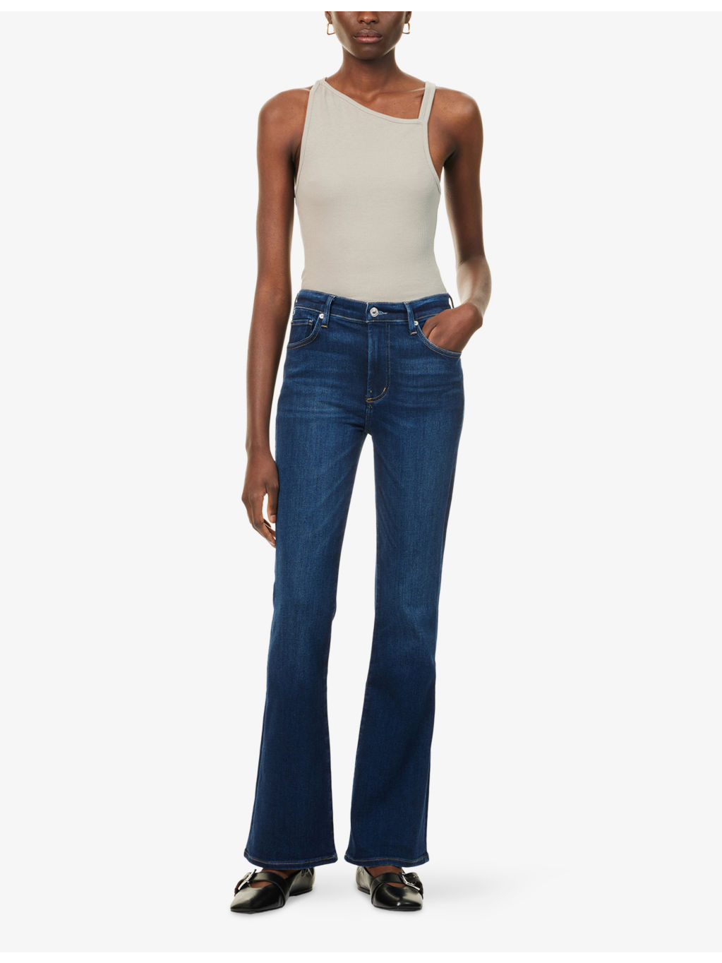 Lilah High-Rise Stretch-Denim Blend Jeans - 2