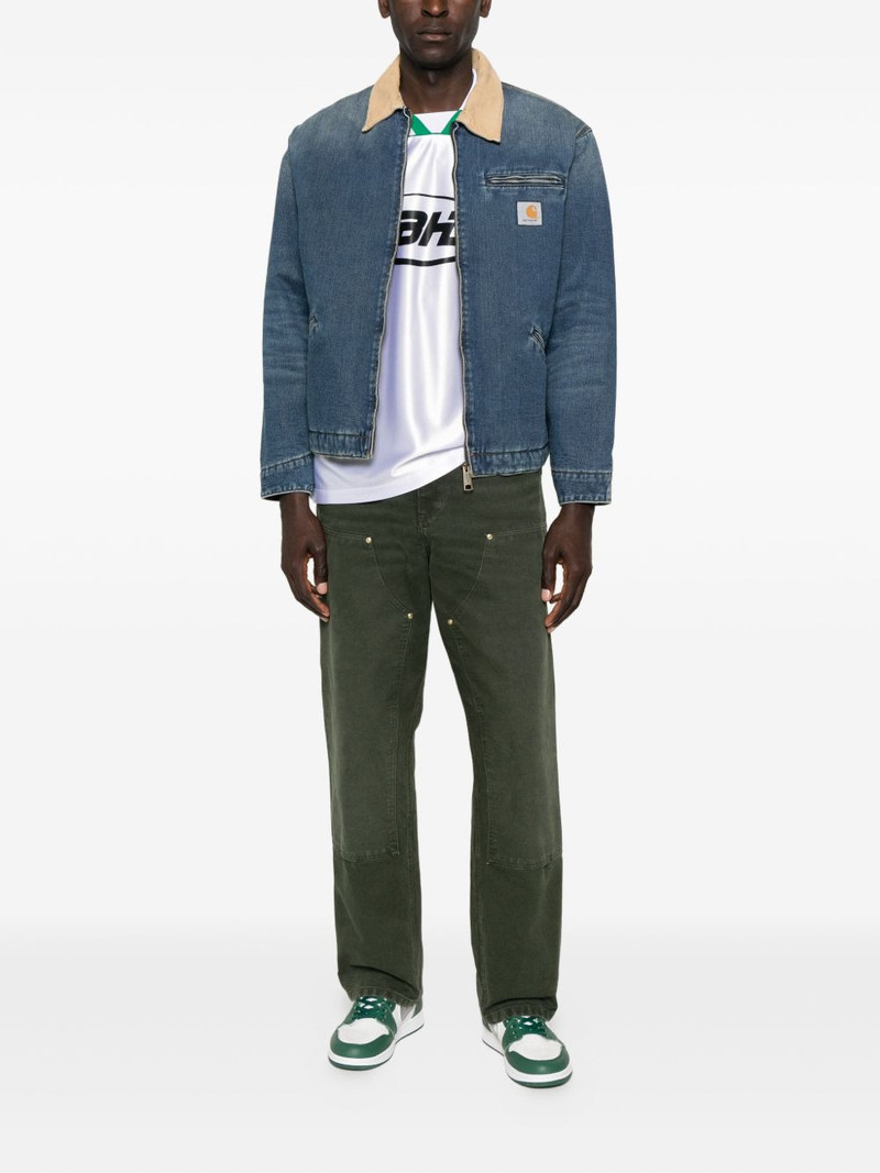 Carhartt contrasting-collar denim jacket outlook