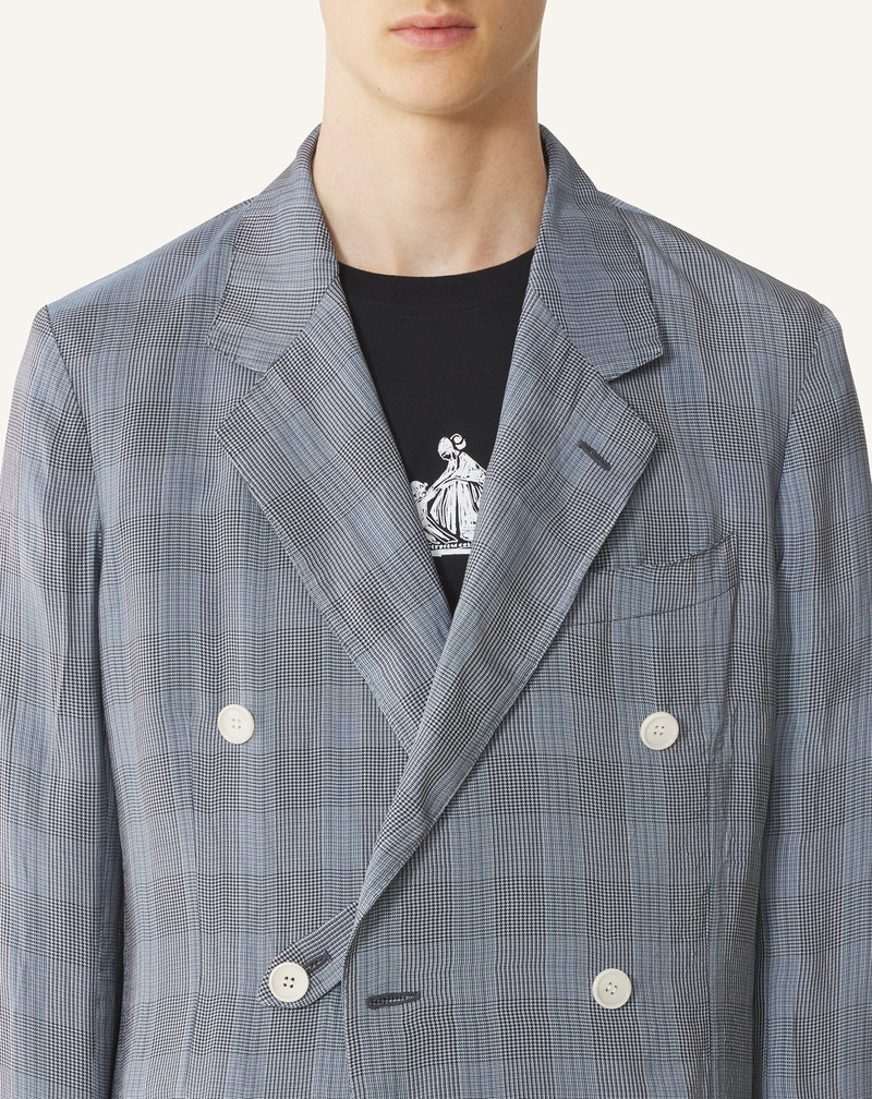 DOUBLE-BREASTED JACKET IN VISCOSE 5
