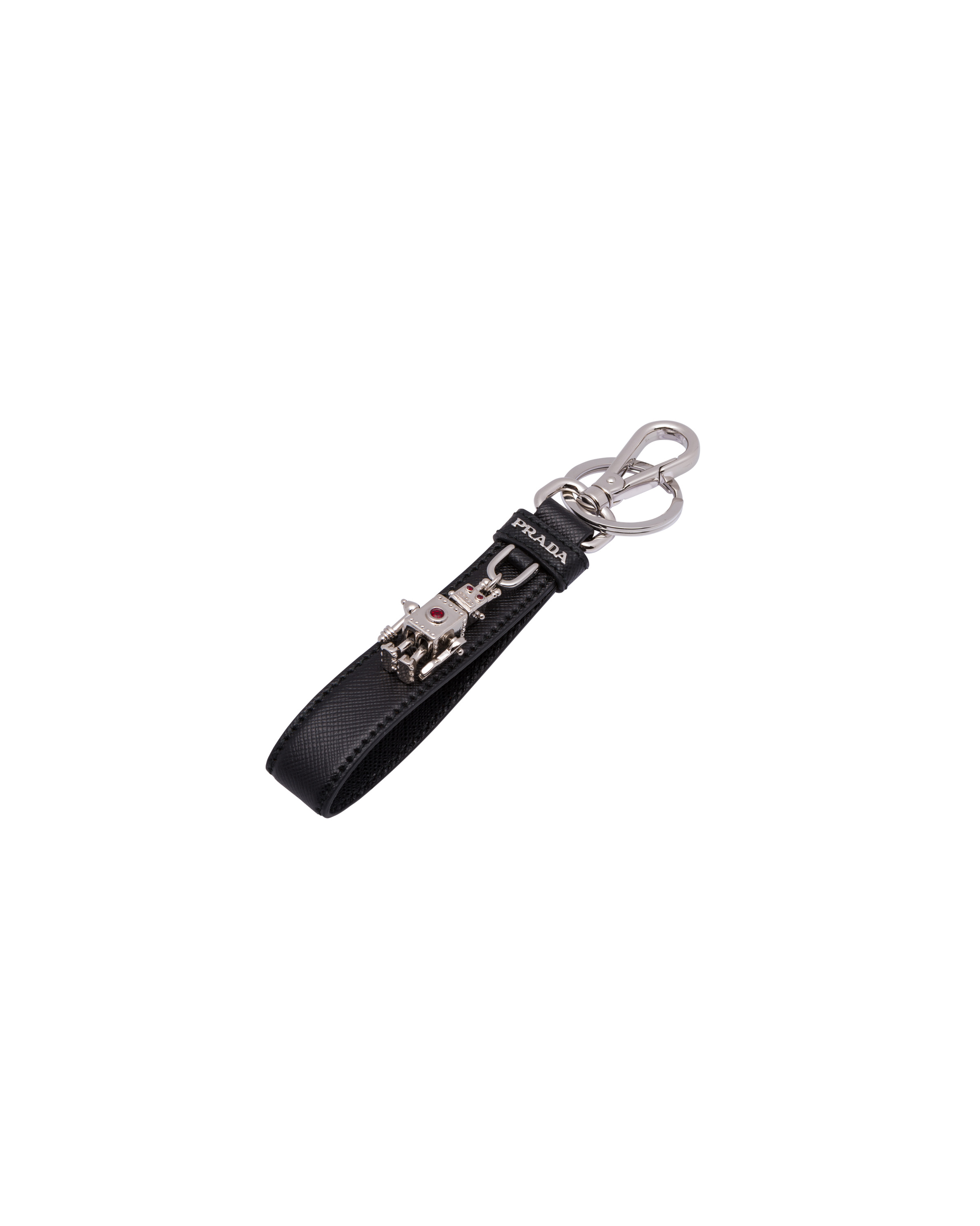 Saffiano Leather Keychain - 2