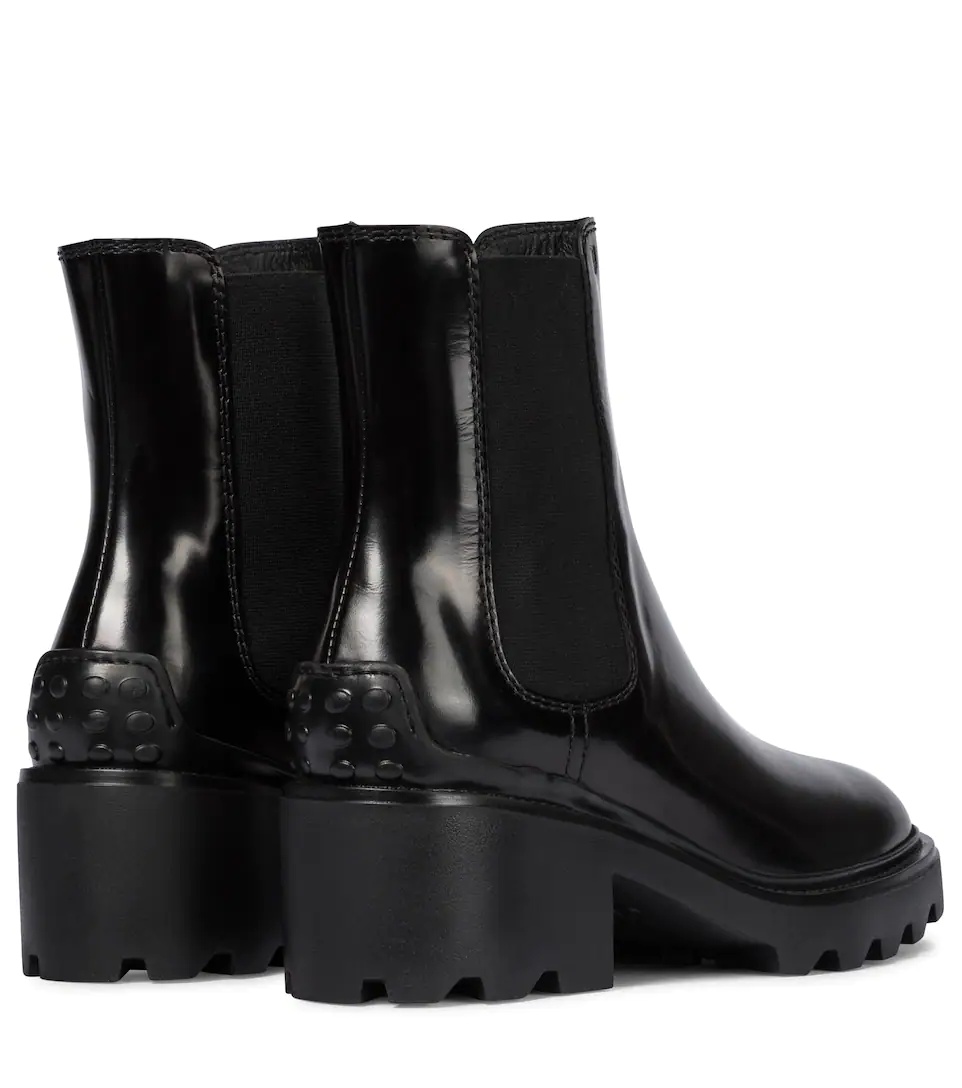 Patent leather Chelsea boots - 3