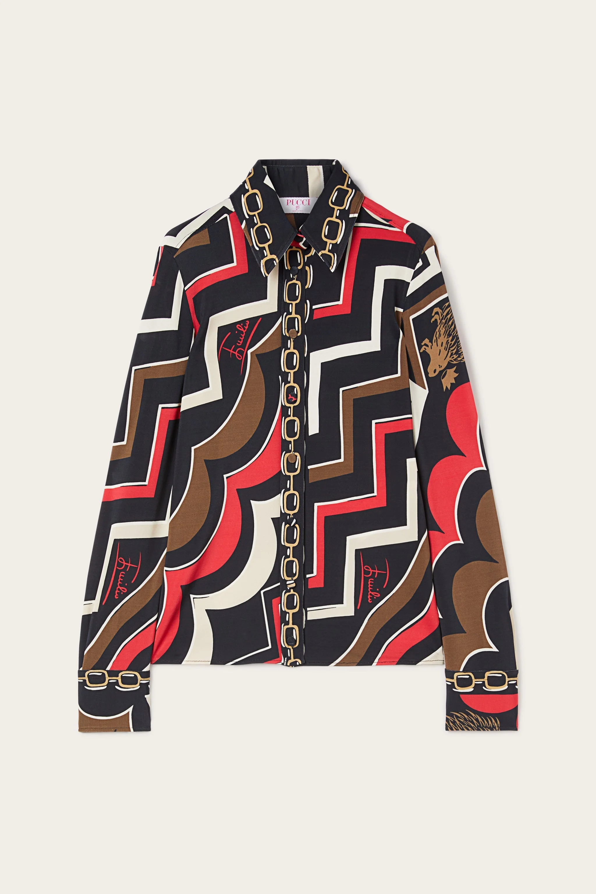 ISTRICE PRINT JERSEY SHIRT - 1