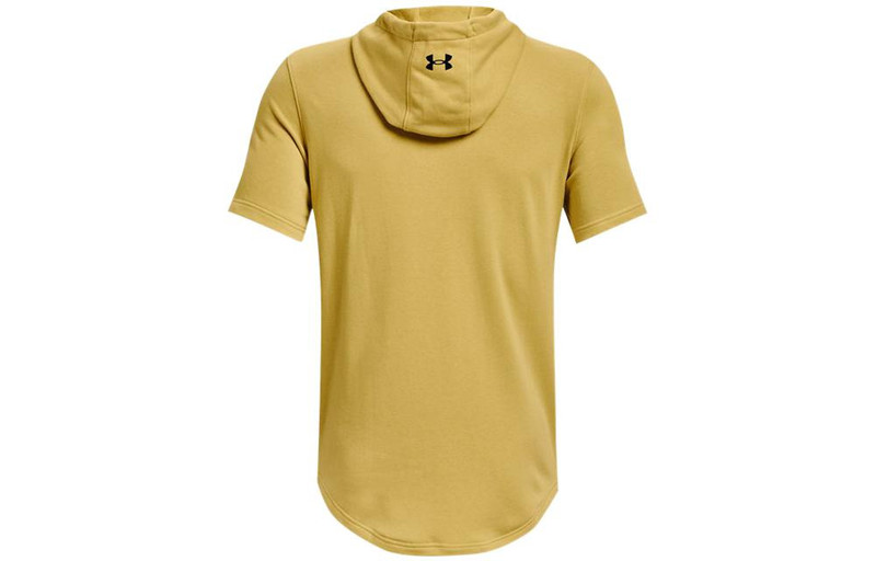 Under Armour Under Armour Project Rock Terry Short Sleeve Hoodie 'Yellow' 1370465-760 outlook