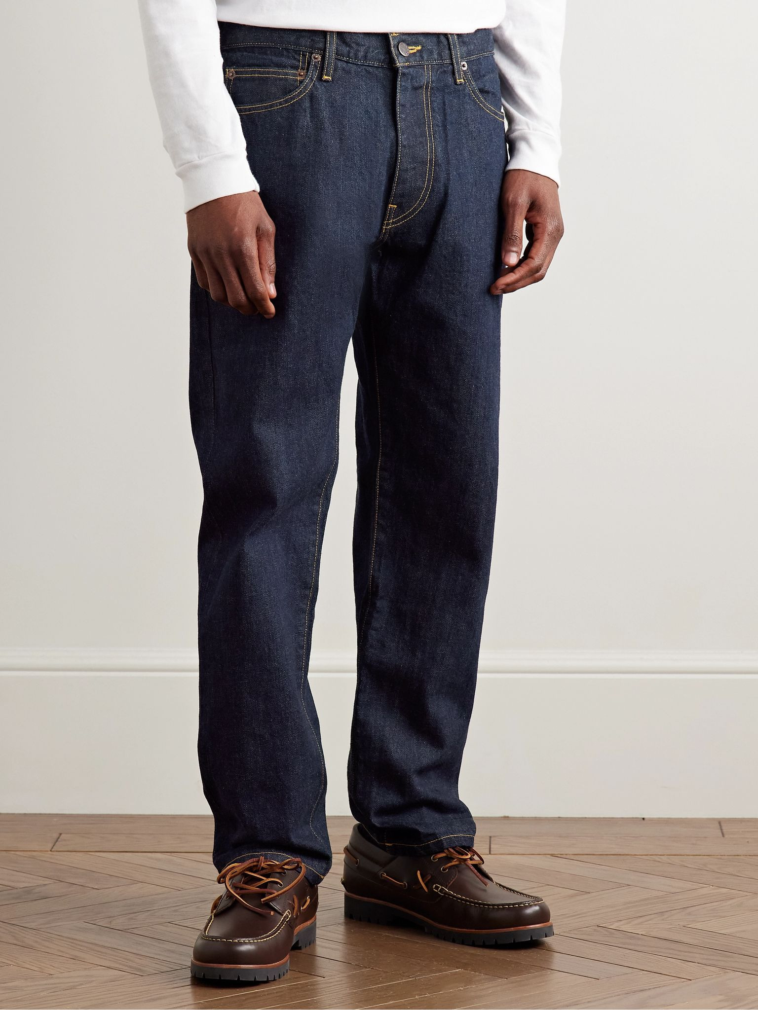 Straight-Leg Jeans Indigo - 3