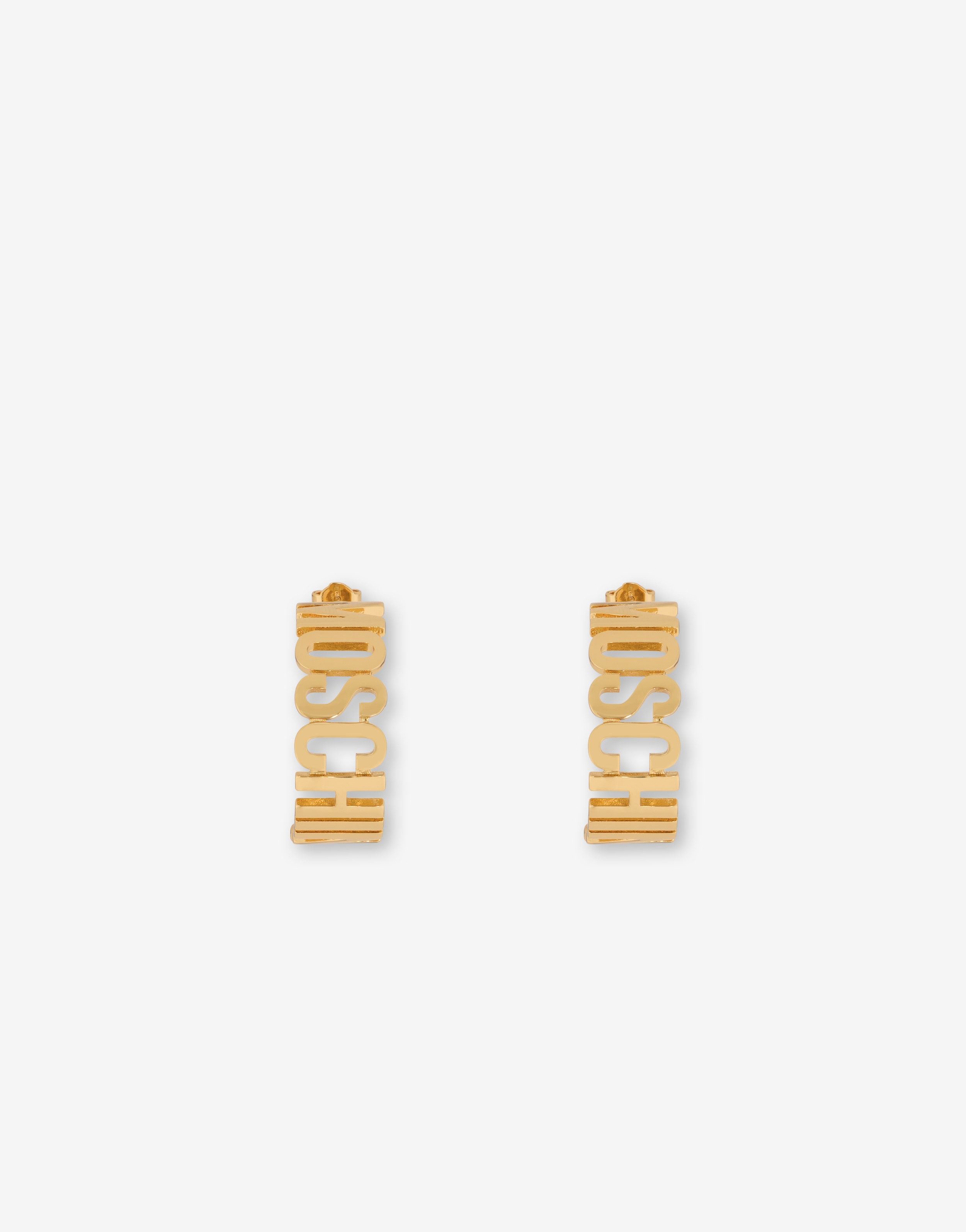 LETTERING LOGO SMALL EARRINGS - 1