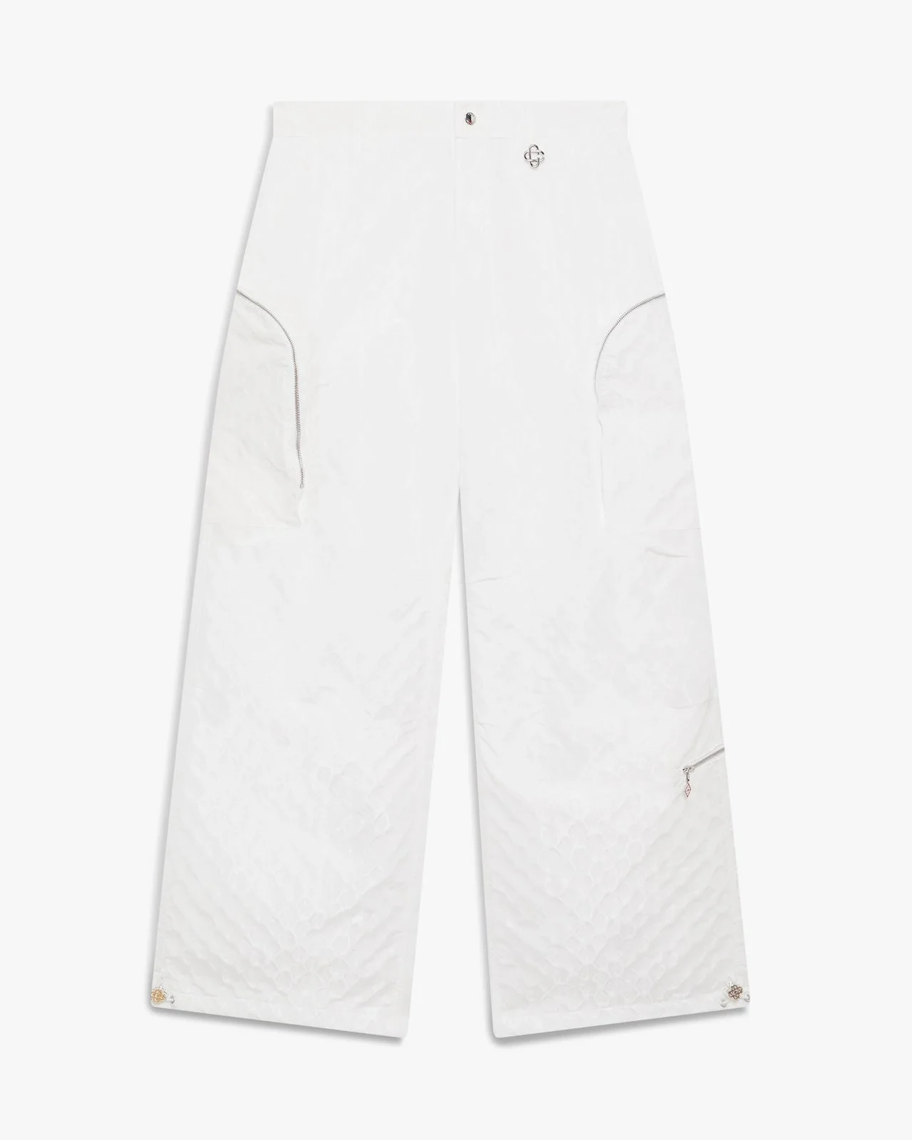 White Monogram Rave Trousers | Casablanca Paris - 1