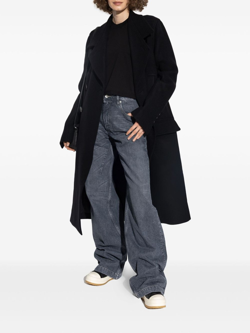 Rick Owens double-breasted wool coat outlook